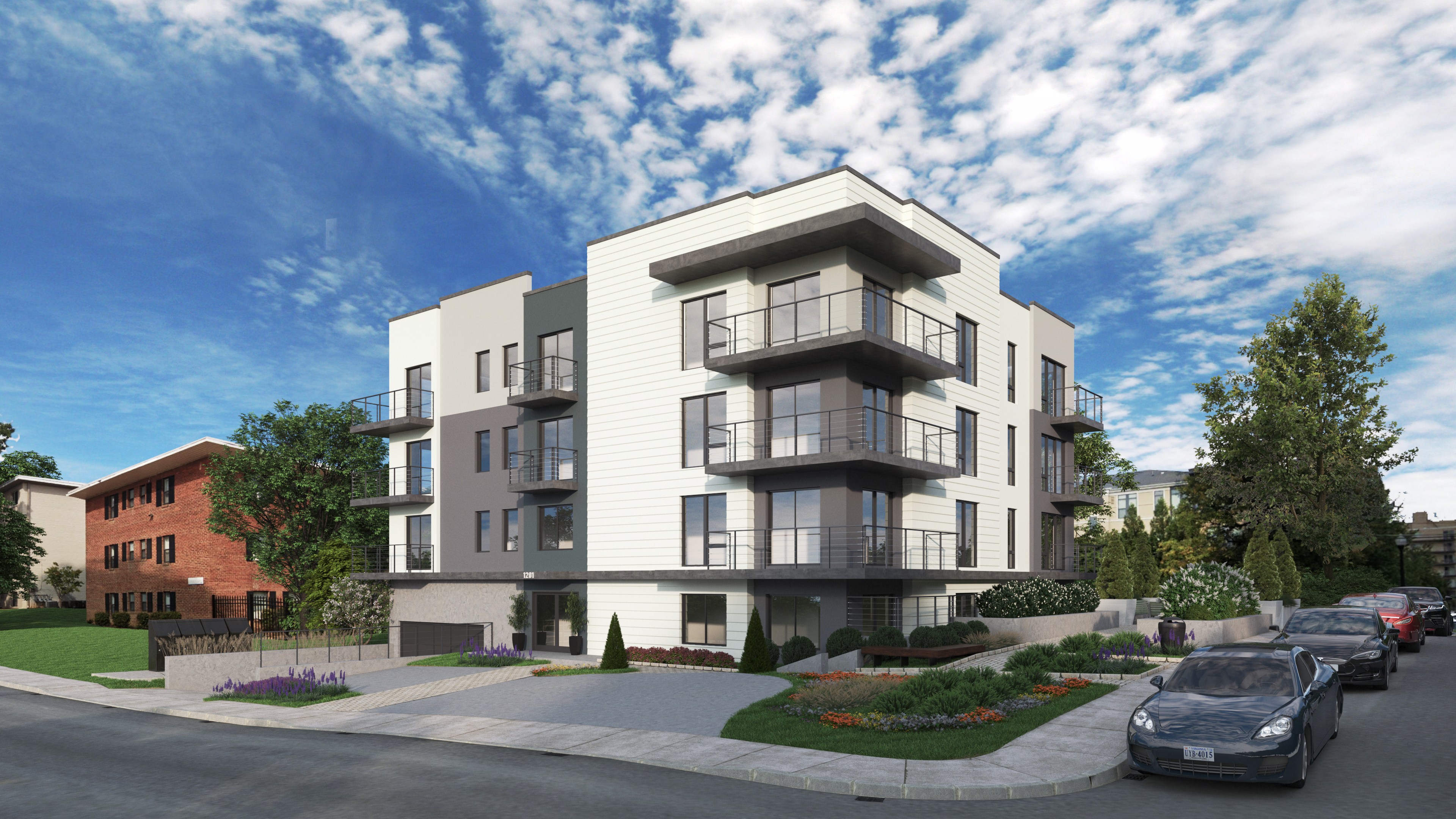 AVANT Condominium — Aerial Rendering
